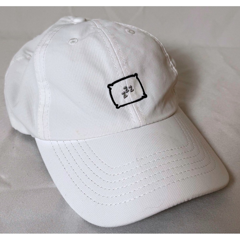 Imperial Atlanta Athletic Club 1898 White Golf Hat Adjustable ZZZ Pillow Logo
